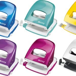 Bušač 2 rupe do 30 listova Wow Leitz metalik