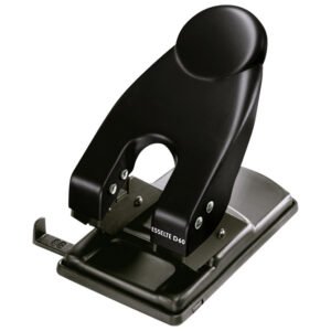 Bušač 2 rupe do 60 listova Esselte Bušač 2 rupe do 60 listova Esselte, 2 rupe; razmak između rupa je 80 mm; sa spremnikom za otpadni papir; ima plastični graničnik za formate: A4, A5, A6,...;