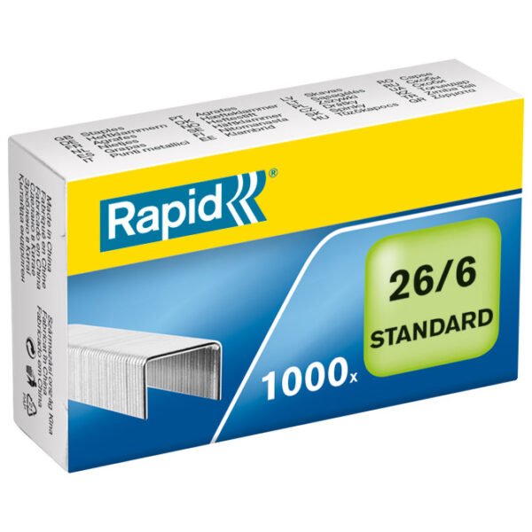Spajalice strojne br.26/6 Standard Rapid