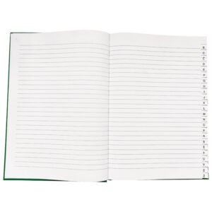 Teka tvrdi uvez A5 ABC Teka tvrdi uvez A5 ABC, svaka stranica jedno slovo po abecedi