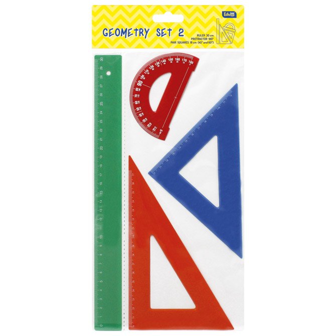 Kutomjer 180° pvc 9,2cm