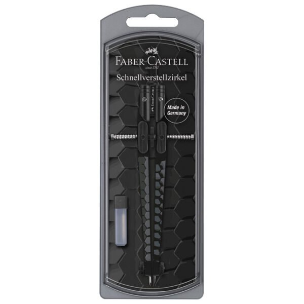 Šestar s preciznim podešavanjem+mine Dark&Bright Faber Castell 574444