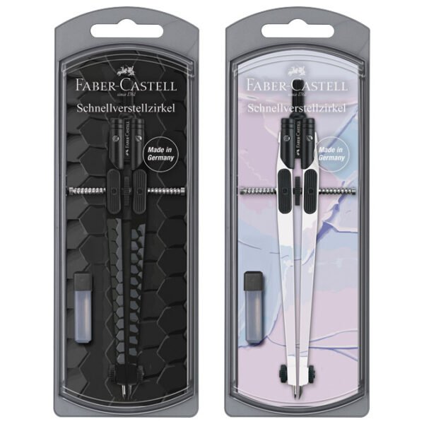 Šestar s preciznim podešavanjem+mine Dark&Bright Faber Castell 574444