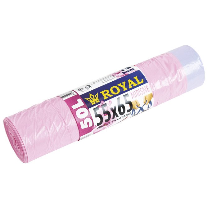 Vreća za smeće  60L 60x72cm 20/1 HDPE crna Zorex