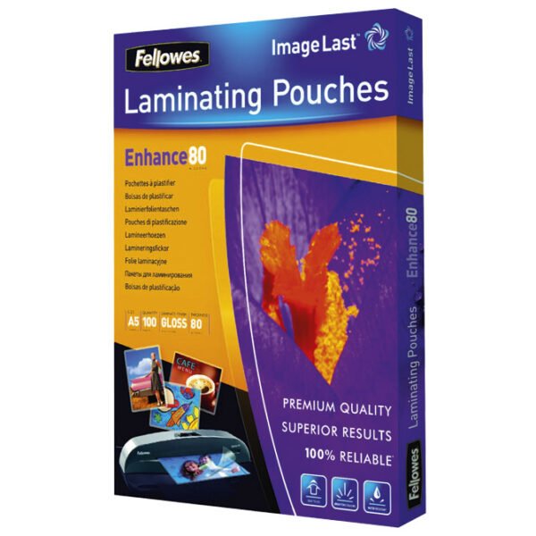 Folije za plastificiranje A3,A4 sjajne 100kom. Fellowes