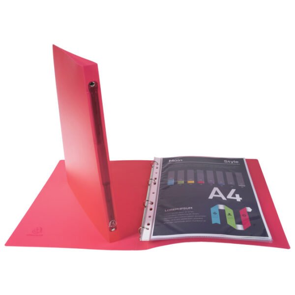 Mapa uložna 4 ringa-fi15mm A4 pp Chromaline Exacompta prozirna