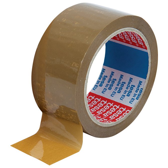 Traka ljepljiva 48mm/66m solvent Tesa smeđa
