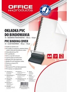 Korice za spiralni uvez Korice za spiralni uvez 180mic. pvc A4 100kom prozirne