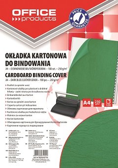 Korice za spiralni uvez 250g karton reljefne A4 100kom.-boje