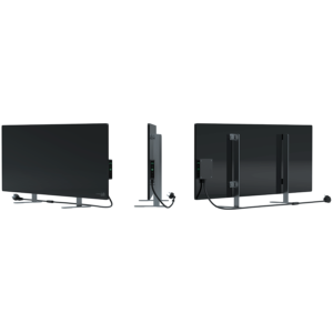 AENO Premium Eco Smart Heater, 700W, Tempered glass, Infrared+convection heating type, AENO Premium Eco Smart Heater, 700W, Tempered glass, Infrared+convection heating type, Led display Plug type: Europe (E/F type), BLACKManufacturer: AENO grijalica na struju.