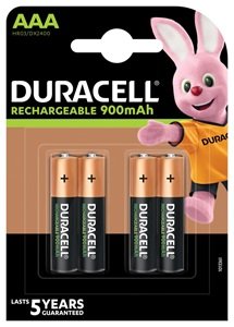 Baterija DURACELL punjiva AAA 900mAh 4kom.