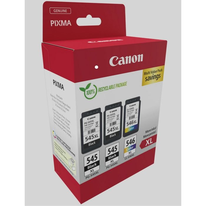 Canon multipack PG-545XL x 2 + CL-546XL