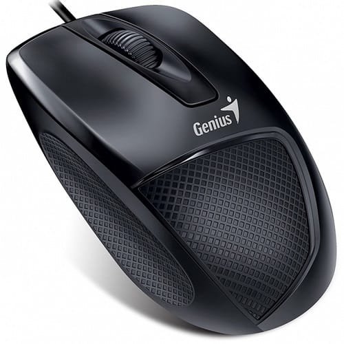Genius DX-150X, ergonomski miš, USB, 1000dpi, crni