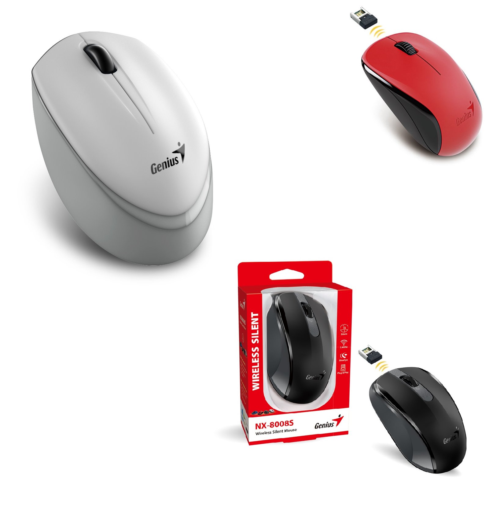 Razni miševi sa USB priključkom.