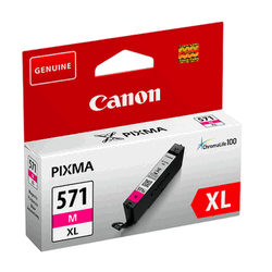 Canon tinta CLI-571M XL, magenta, Tintni ulošci ili toneri CANON; Originalni spremnici s tintom tvrtke Canon