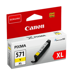 Canon tinta CLI-571Y XL, žuta, Tintni ulošci ili toneri CANON; Originalni spremnici s tintom tvrtke Canon