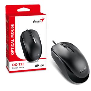 Genius DX-125, optički miš, USB, crni