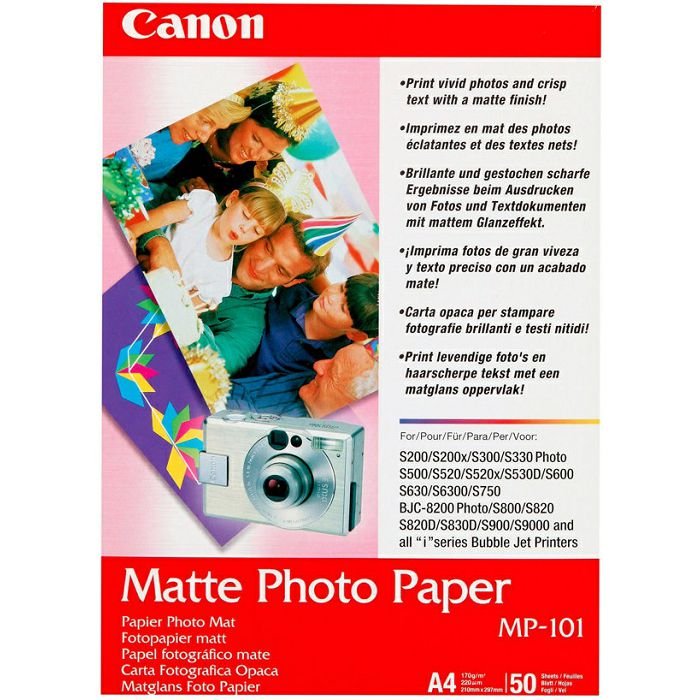 Canon Matte Photo Paper MP101 - A4 - 50L