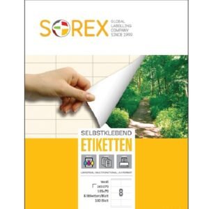 105,0x 70,0 Sorex Etiketa laser/inkjet/copy 105,0x 70,0 Sorex 100/1