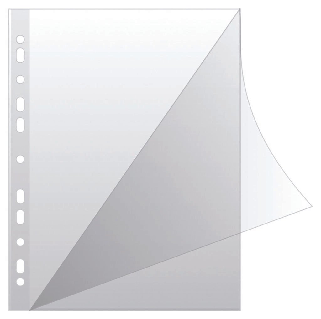 Fascikl uložni pvc A4 LR 100mic Q-Connect 100/1 sjajni antistatik