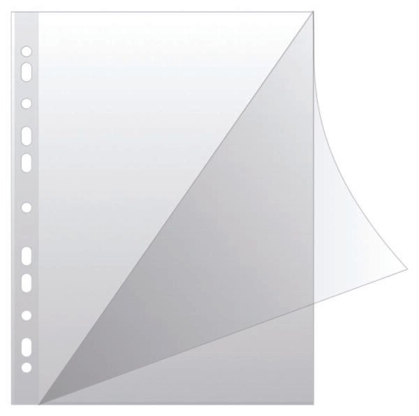 Fascikl uložni pvc A4 LR 100mic Q-Connect 100/1 sjajni antistatik