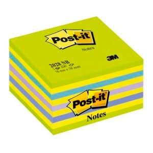 Blok samoljepljivi 76x76mm 450 listova Neon Green Post-it 3M 2028NB