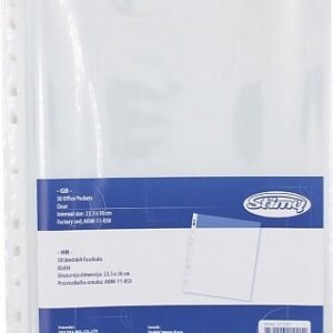 410106113_1 Fascikl uložni pvc A4 80mic A080-11-050 50/1 sjajni