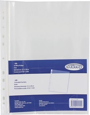 410106114_1 Fascikl uložni pvc A4 130mic A130-11-050 50/1 sjajni;