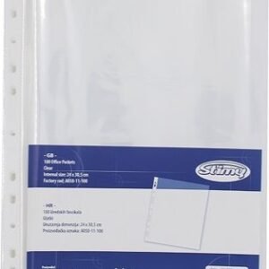 410106116_1 Fascikl uložni pvc A4 50mic A050-11-100 100/1 sjajni