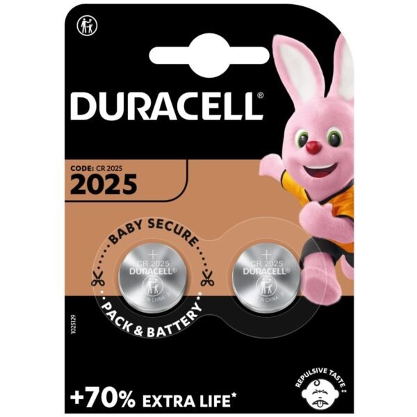 Baterija DURACELL Lithium CR2025 Baterija DURACELL Lithium CR2025 2/1;