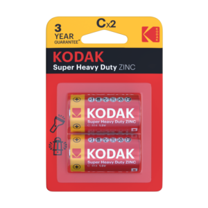 Baterija Kodak Super Heavy Duty Zink C 2/1