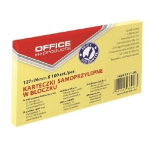 Blok samoljepljivi 127x76mm 100 listova Office products