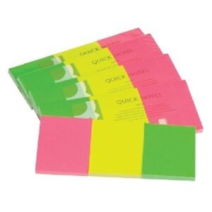 Blok samoljepljivi 38x51mm 3x50 listova mix 3 boje Q-Connect