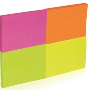 Blok samoljepljivi 38x51mm 4x50 listova mix 4 boje neon Donau Blok samoljepljivi 38x51mm 4x50 listova mix 4 boje neon Donau