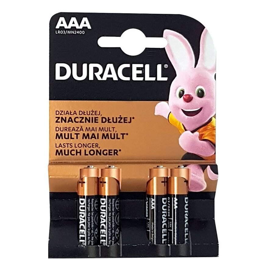 Baterija DURACELL Basic AAA 4/1