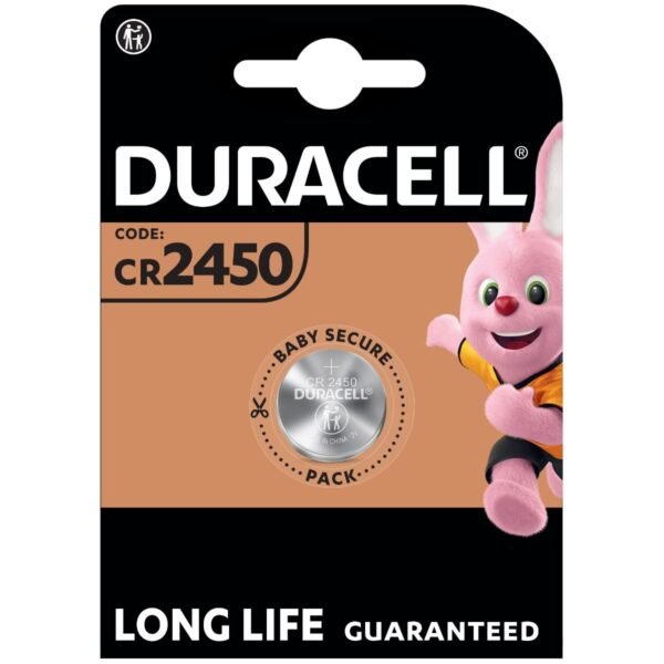DURACELL Lithium CR2450 baterija DURACELL Lithium CR2450 baterija