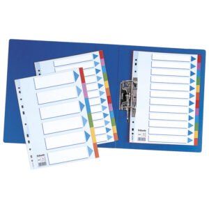 Esselte 100193 Pregrada kartonska A4 kolor 10 listova