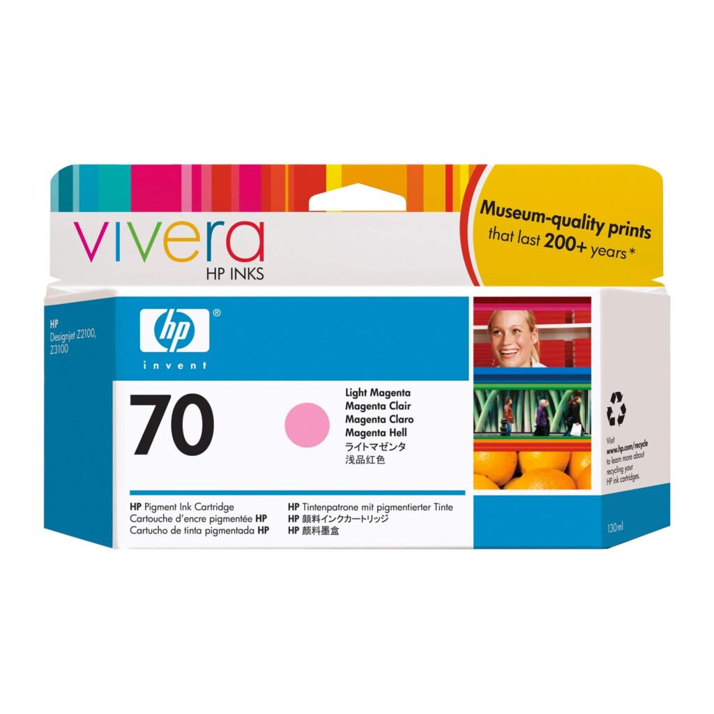 HP 70 ink light magenta 130 ml Vivera
