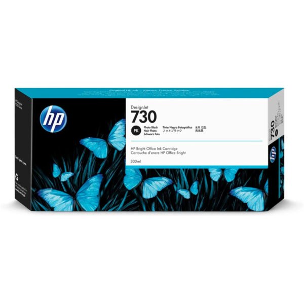 HP 730 300 ml Photo Black Ink Crtg HP 730 300 ml Photo Black Ink Crtg