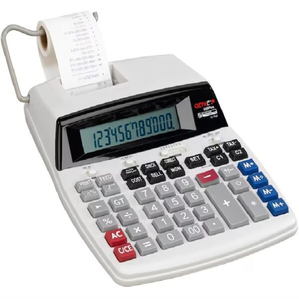 Kalkulator stolni 12 mjesta Genie D69 plus crveno/crni ispis