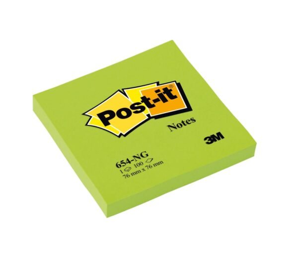 Post-it 3M 654 ultra Super Sticky zeleni