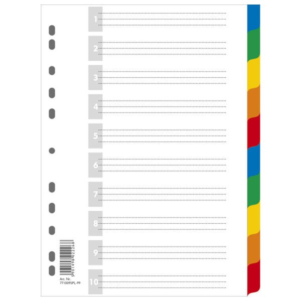 Pregrada kartonska A4 250gr Donau plava