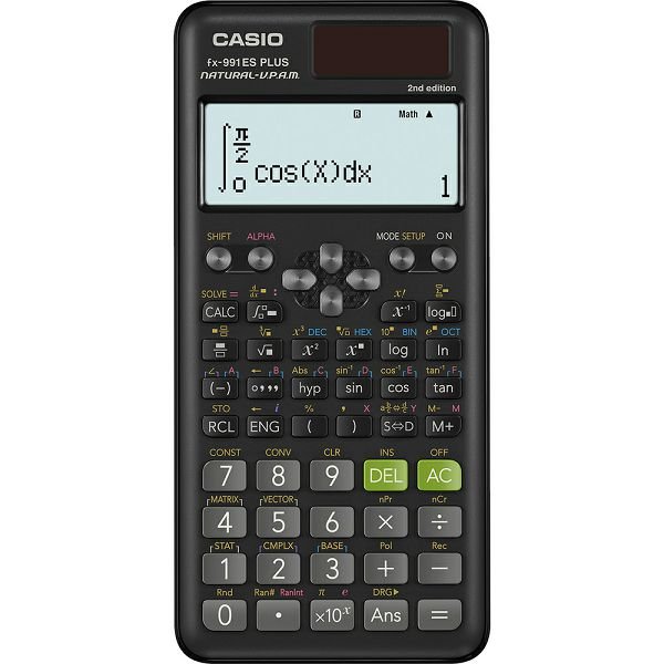 Kalkulator tehnički 12+2 mjesta 417 funkcija Casio FX-991ES Plus 2nd Edition