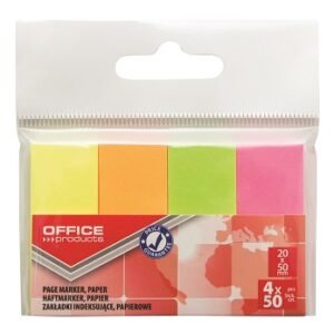 281618166_1 Zastavica 50x20mm 4x50 listova papirnata Office products 4 intezivne boje