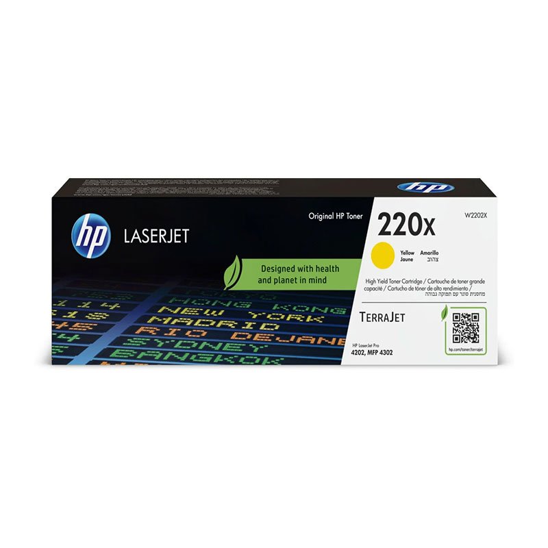 HP 220X Yellow Original LaserJet Toner