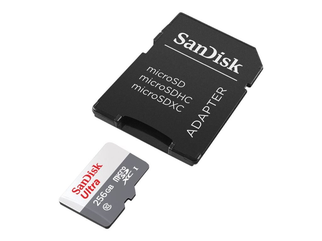 SANDISK Ultra 256GB microSDXC + SD Adpt