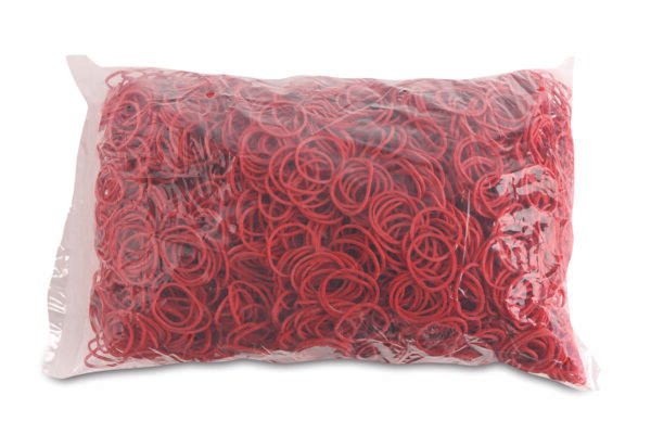 Gumica vezica fi 25mm 1kg crvena;