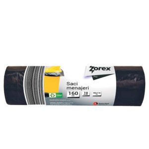 Vreća za smeće 160L 95x110cm 10/1 LDPE crna Zorex Pro