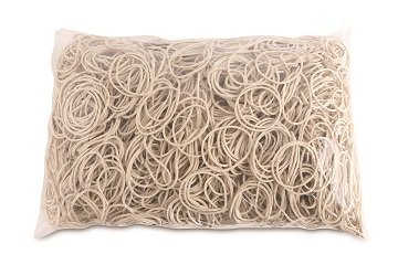 Gumica vezica fi  40mm 1kg bijele