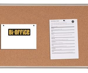 Ploča plutena zidna 180x120cm Bi-Office aluminijski okvir